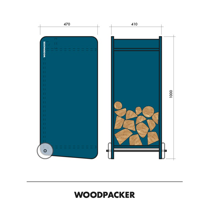 Kaminholzwagen Woodpacker